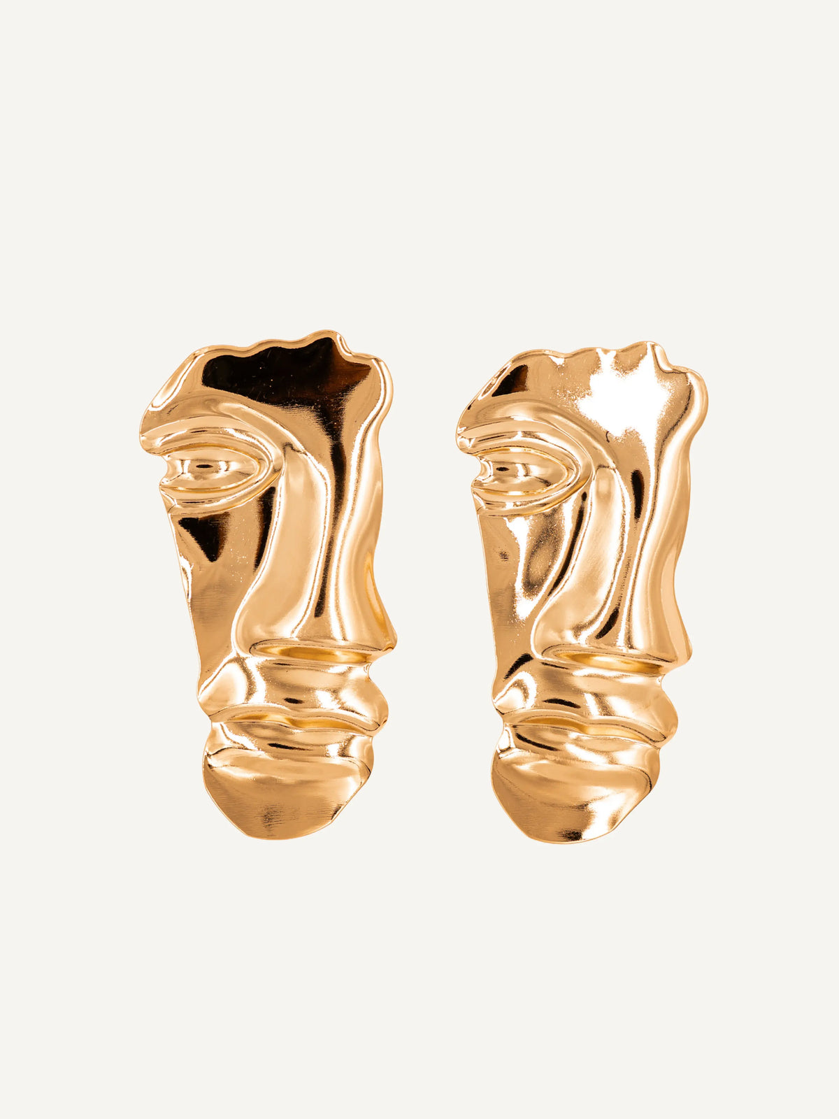 Golden Muse Statement Earrings